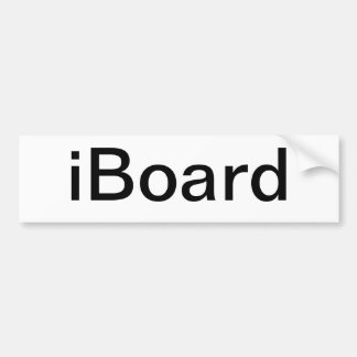 iBoard車のステッカー バンパーステッカー