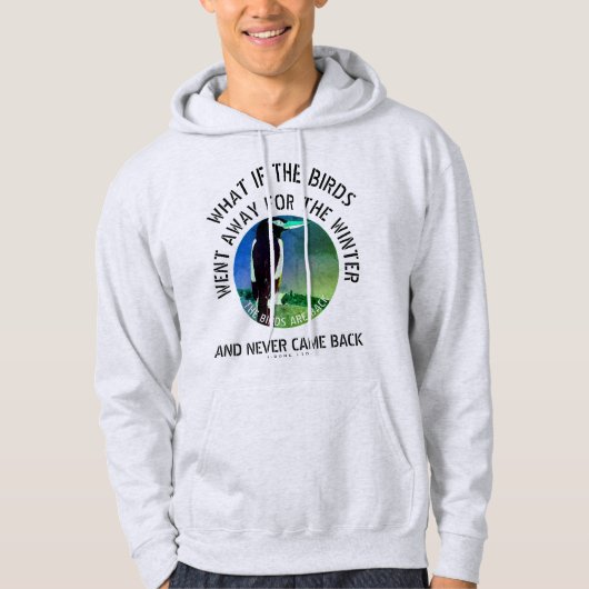 IBONELTD鳥は戻り4dbgr パーカ (正面)