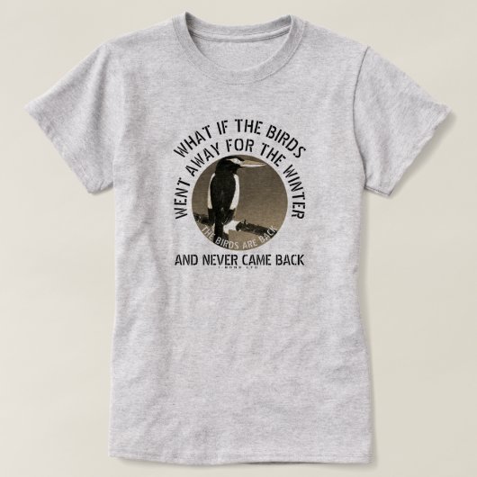 IBONELTD鳥は2d3に戻る Tシャツ (デザイン正面)