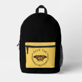 IBONELTD（昆虫）オオカバマダラ、モナーク3 プリントバックパック