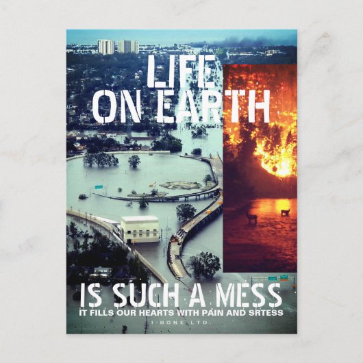 IBONELTD. LIFE ON EARTH 2d ポストカード (正面)