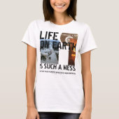IBONELTD. LIFE ON EARTH 2d Tシャツ (正面)