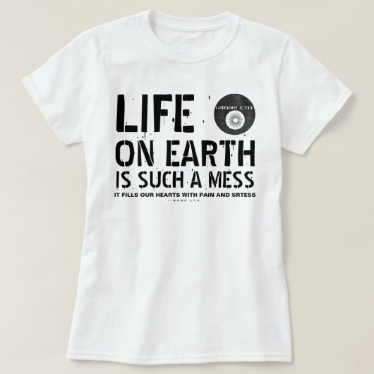 IBONELTDLIFE ON EARTH 2 Tシャツ (デザイン正面)