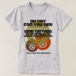 IBONELTDONE NATION顔OF AMERICA Tシャツ