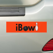 iBowl (球ピン) バンパーステッカー (車上)
