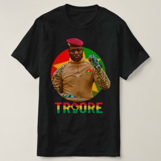 Ibrahim Traoré Pan-African T-Shirt – Burkina Faso  Tシャツ