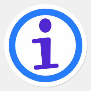 iBrattleboro "i"ロゴステッカー ラウンドシール