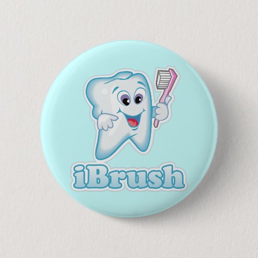 iBrush 缶バッジ (正面)