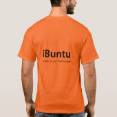 iBuntu Tシャツ (裏面)