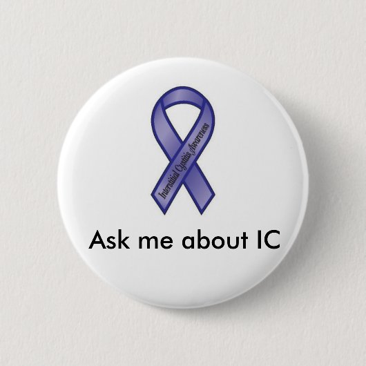 ICについて私に尋ねて下さい 缶バッジ (正面)