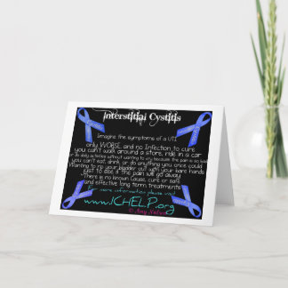 ICの認識度の挨拶状1 カード