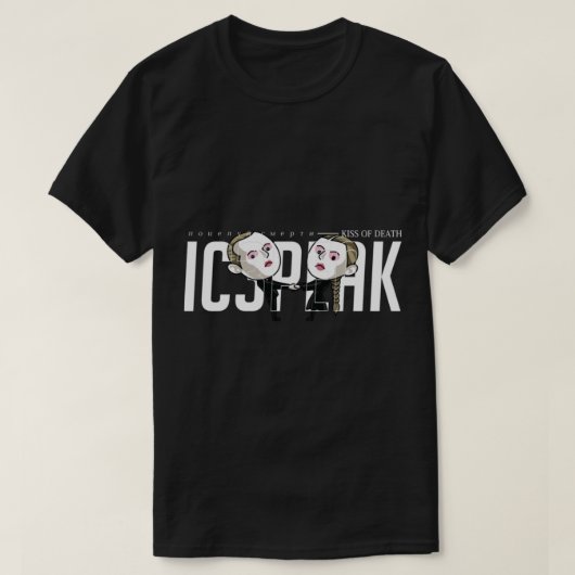 IC3Peak死亡キス Tシャツ (デザイン正面)