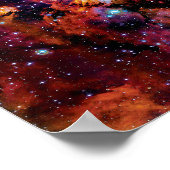 IC 4628 エビ星雲 - カラフルな宇宙の写真 ポスター (角)