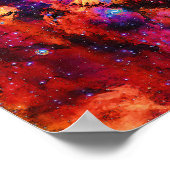 IC 4628 エビ星雲 ポップアート オイルペイント ポスター (角)