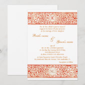 IC XC 赤 招待状 (正面/裏面)