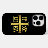 IC XC NIKAイエスキリスト征服 Case-Mate iPhoneケース (裏面 (横))