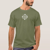 IC XC NIKA 十字架 グリーン Tシャツ (正面)