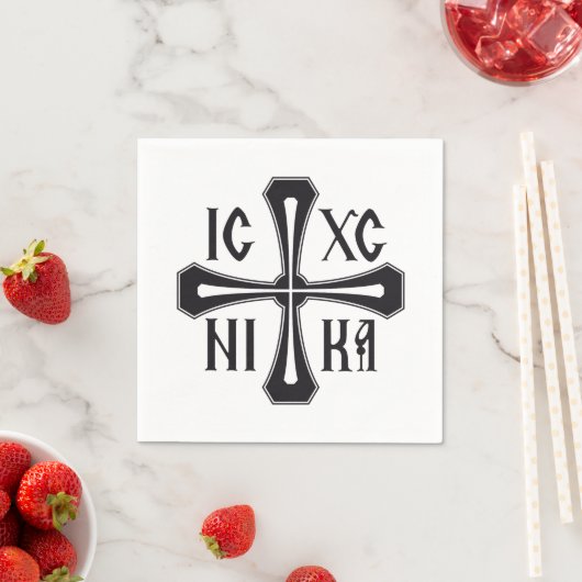 IC XC NIKA 十字架 スタンダードカクテルナプキン (インサイチュ)
