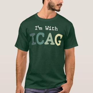 ICAGと一緒 70年代の友人 Tシャツ