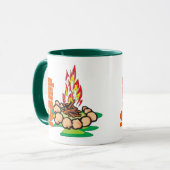 iCampキャンピングシャツ マグカップ (正面左)