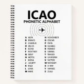 ICAO Phonetic Alphabet Pilot - Graph Notebook ノートブック (正面)