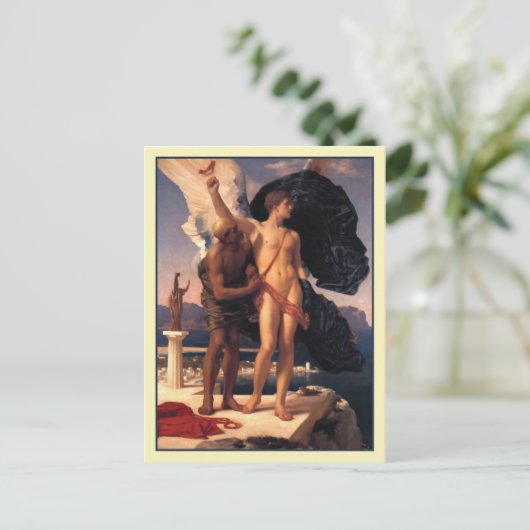 IcarusとDaedalus by Frederick Leighton ポストカード (スタンド正面)