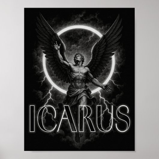 ICARUS aesthetic designer poster ポスター (正面)