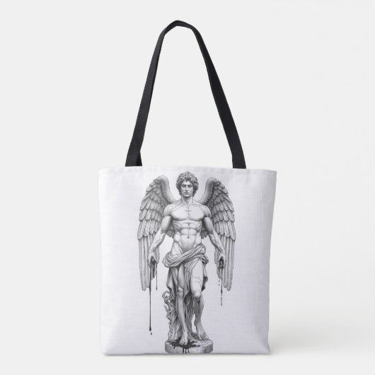 Icarus Greek Myth Line Art Tote Bag トートバッグ (裏面)