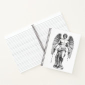 Icarus Minimalist Line Art Notebook - Greek Mythol ノートブック (内部)