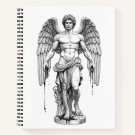 Icarus Minimalist Line Art Notebook - Greek Mythol ノートブック