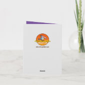 Icarus v風車折り畳みグリーティングカード カード (裏面)