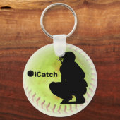 iCatch Fastpitchソフトボール キーホルダー (正面)