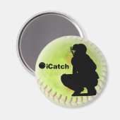 iCatch Fastpitchソフトボール マグネット (正面/裏面)