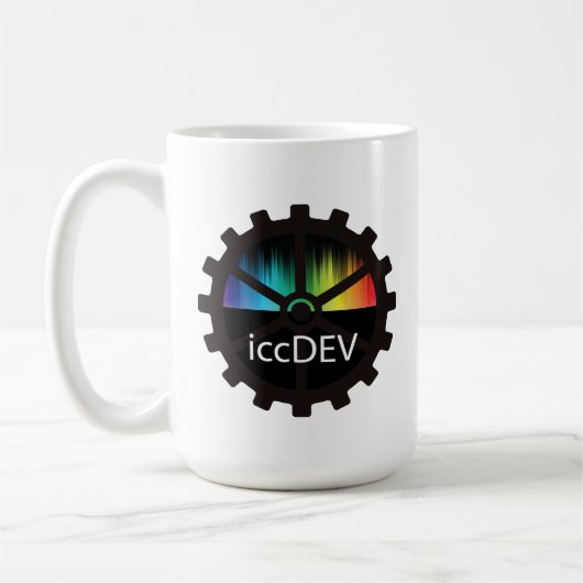 ICC カラーマネージメント開発者向けマグ コーヒーマグカップ (左)