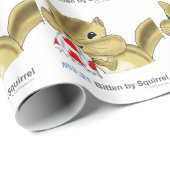 ICD-10: リスがかむW53.21 ラッピングペーパー (ロールコーナー)