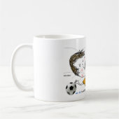 ICD-10: 球によって打たれるW21 コーヒーマグカップ (左)