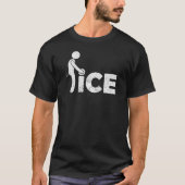 ICEに反対 ICE廃止 送還に反対 レジスト Tシャツ (正面)