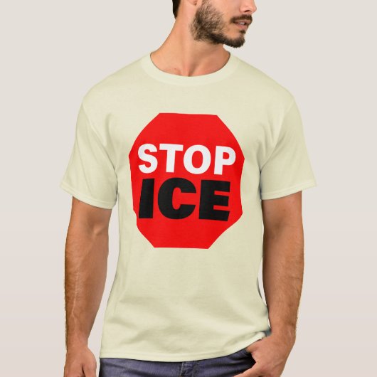 ICEに反対 Tシャツ (正面)