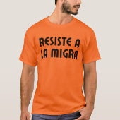 ICEに抗するスペイン語抗議 Tシャツ (正面)