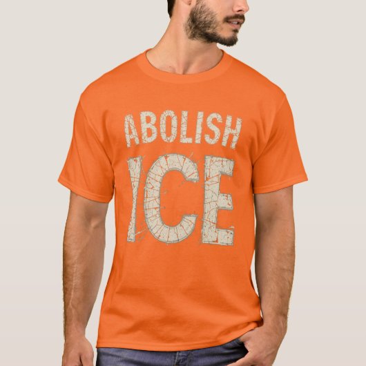 ICEの抗議をはっきりした廃止する – 入管権 Tシャツ (正面)