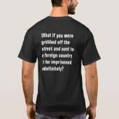 ICEはいつ秘密警察になったのか Tシャツ (裏面)