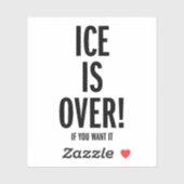 ICEは終了 シール (シート)