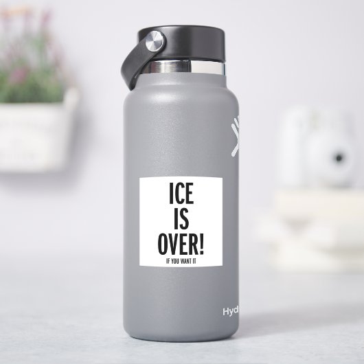 ICEは終了 シール (HydroFlask)