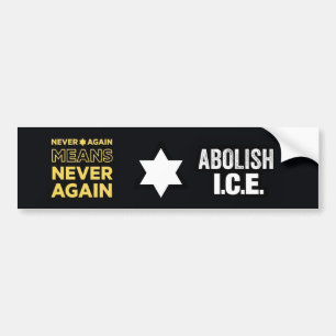 ICEを廃止する バンパーステッカー