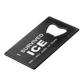 ICEを生き延びた クレジットカード栓抜き