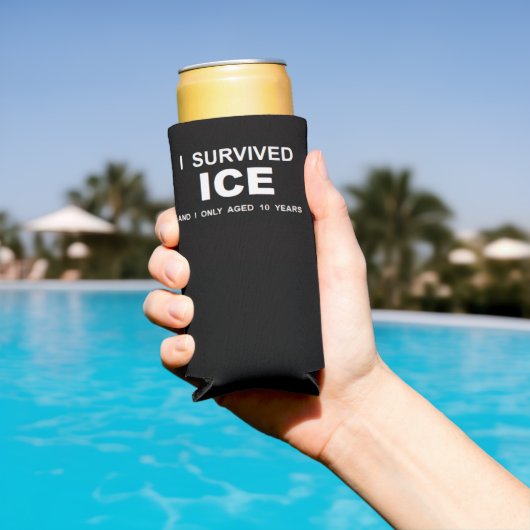 ICEを生き延びた スリム缶クーラー (インサイチュ プール)