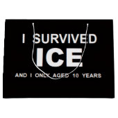 ICEを生き延びた ラージペーパーバッグ (正面)
