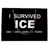 ICEを生き延びた ラージペーパーバッグ (裏面)