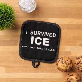 ICEを生き延びた 鍋敷き