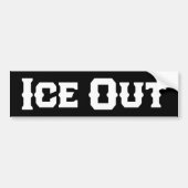 ICEアウト 移民改革 アンチICE バンパーステッカー (正面)